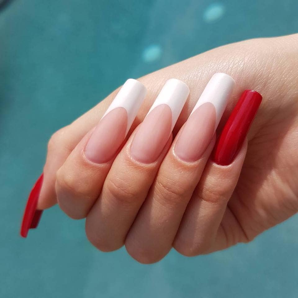 Acrylic french Nailympia texas Acrylic french Nailympia texas