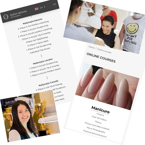 Online nail courses, manicure courses | https://nailschool.lt/en/