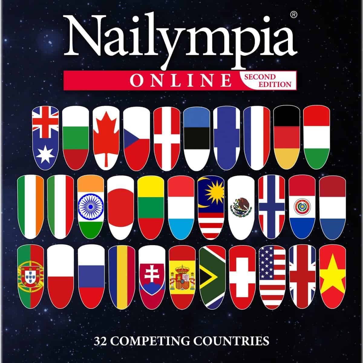 Nailympia Online Social Posts_second edition_FLAGS Nailympia Online Social Posts_second edition_FLAGS